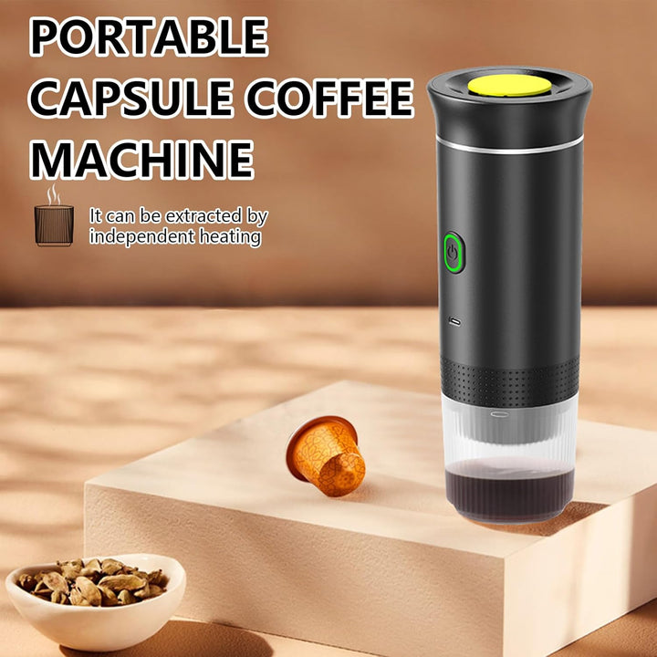 Tragbarer 3-in-1 Espresso-Kaffeemaker mit wiederaufladbarem Akku – Raverno