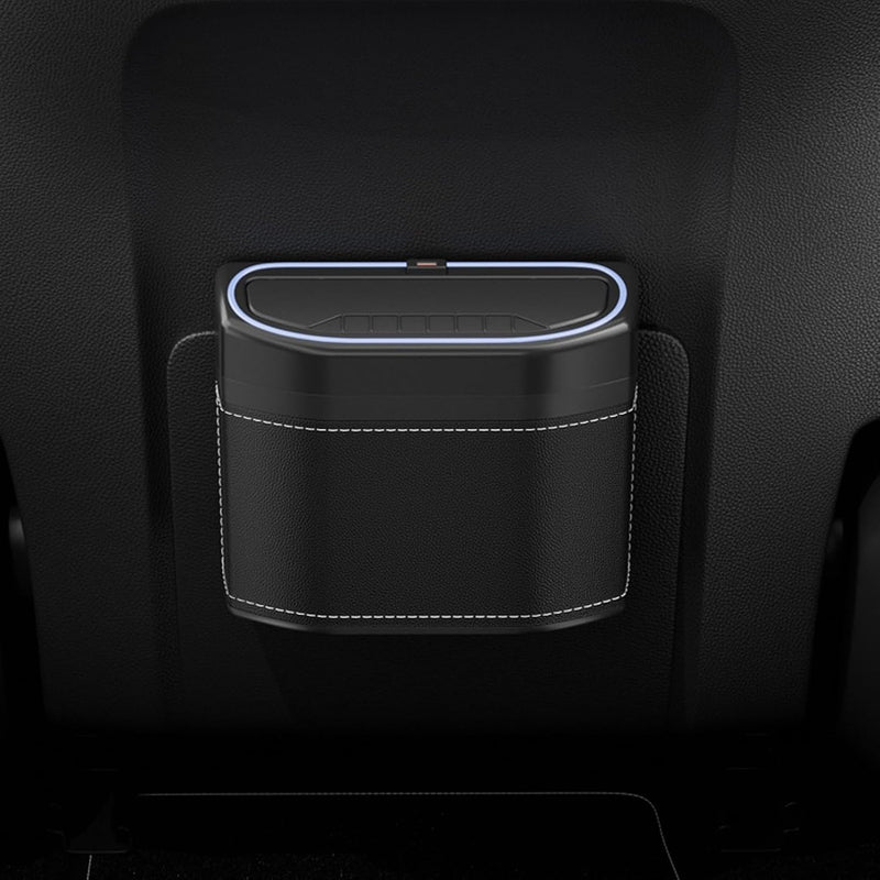Geruchsdichter Auto-Mülleimer mit Touch-Licht – Lurevo