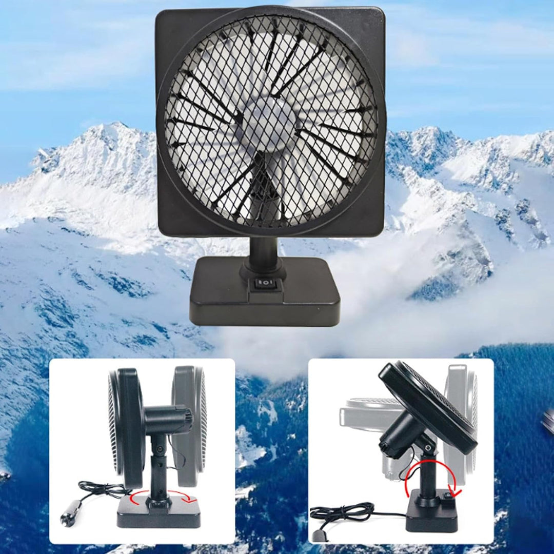 12V USB Luftzirkulator Auto Klimaanlagen Kühlventilator mit 360° Rotation (1+1 GRATIS) – Aurovent