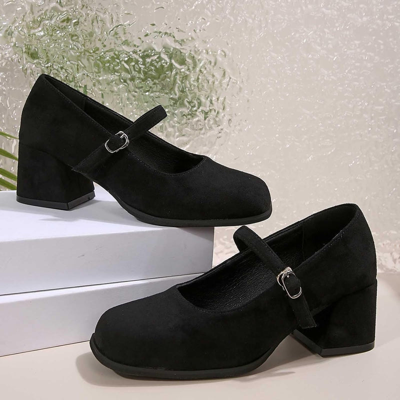 Wildleder Pumps mit Schnalle – Lena Oktoberfest 2025