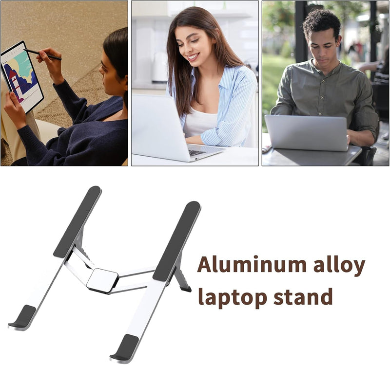 Verstellbarer Laptopständer – Faltbare Kühlhalterung für Notebooks für Büro und Reisen – Orvane