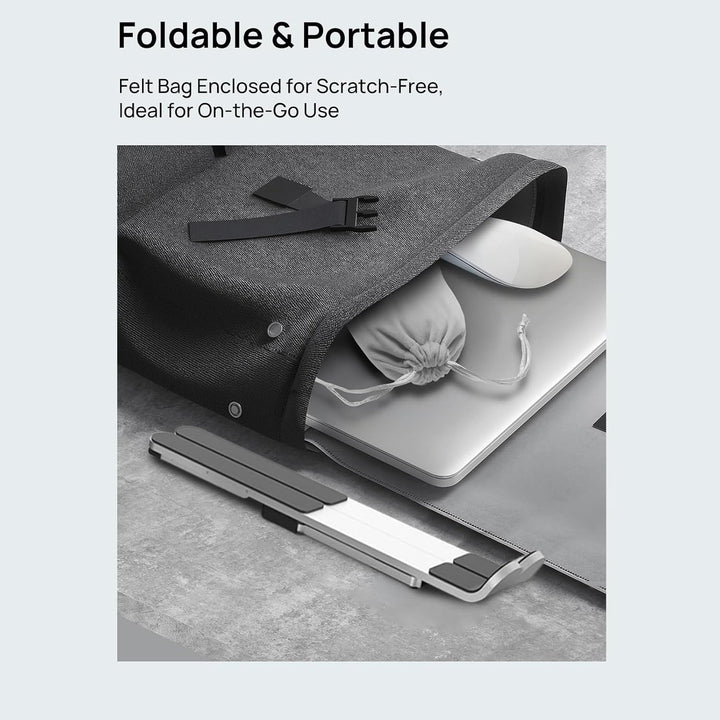 Verstellbarer Laptopständer – Faltbare Kühlhalterung für Notebooks für Büro und Reisen – Orvane