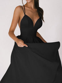 Strappy V-Ausschnitt Kleid - Noa