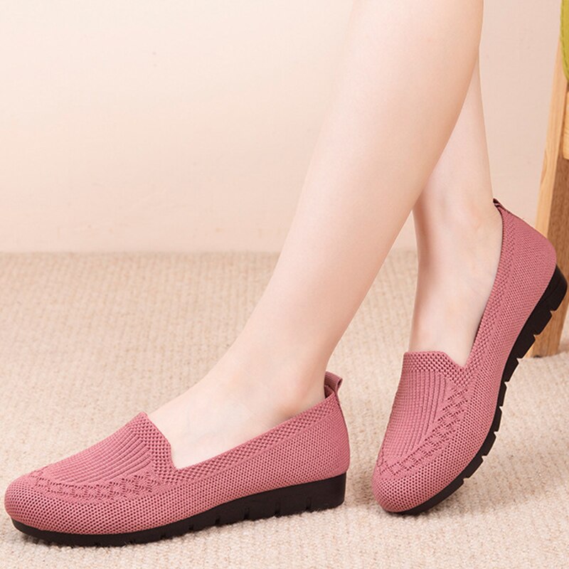 Bequeme & Atmungsaktive Damen Slip-On Alltagsschuhe mit Fußgewölbestütze – Leona