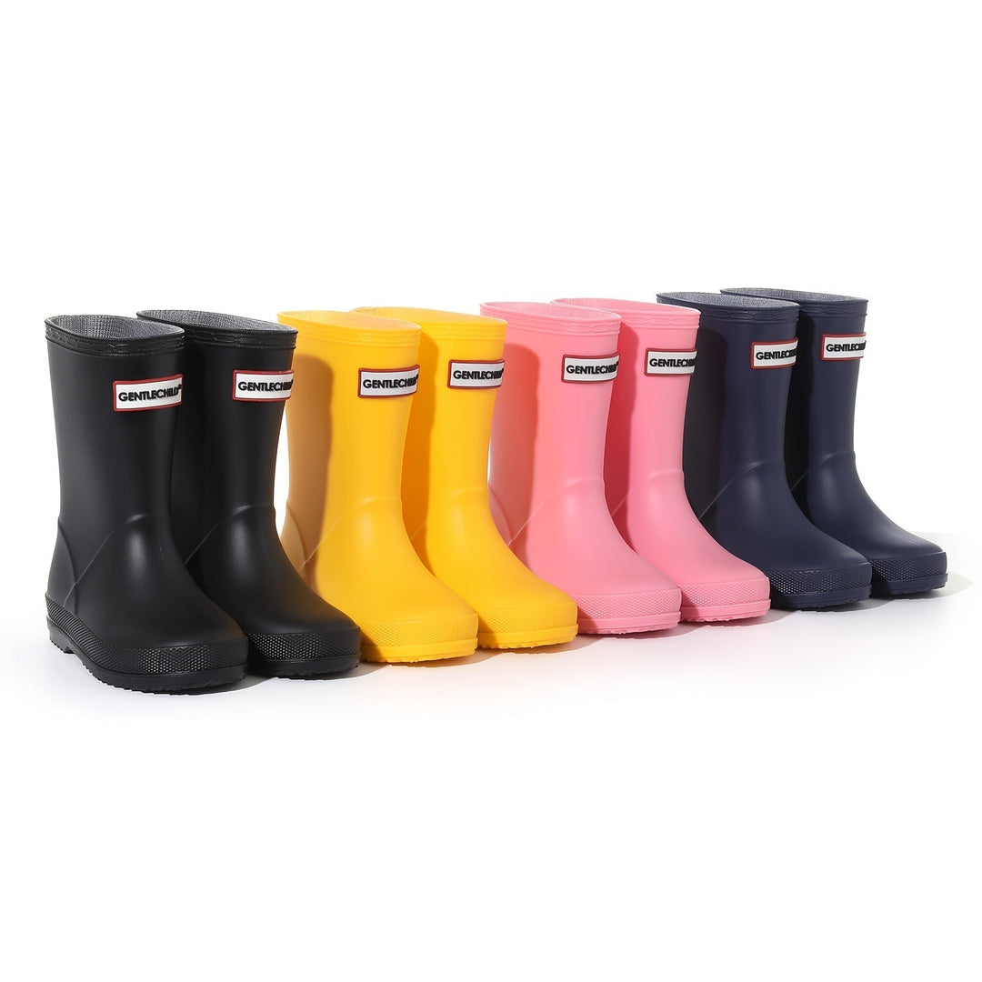 Kinder Gummistiefel einfarbig und wasserfest – Noah