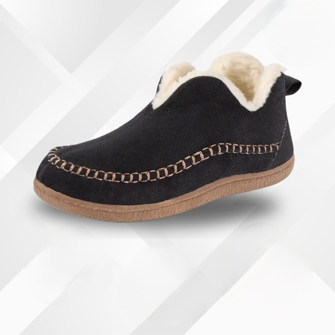 Barfußhausschuhe mit Fleece-Futter – Amalia