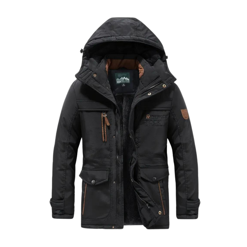 Herren Outdoorjacke gefüttert | Wasserdicht & winddicht – Kaspar