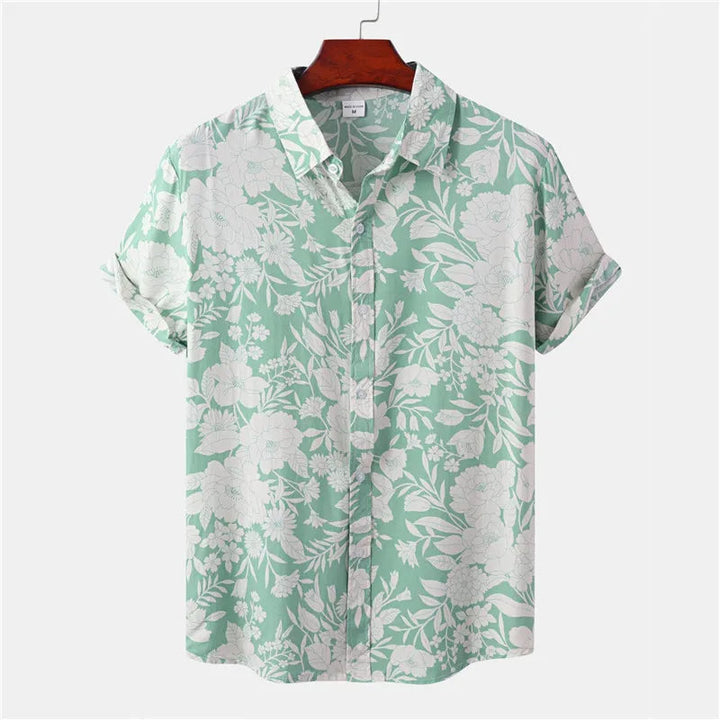 Leicht & Stylisch Tropenhemd mit Blumenmuster für Herren – Mateo