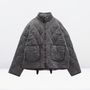 Damen Steppjacke mit Kordelzug & Reißverschluss – Lorena