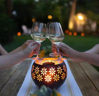 Blumen Kerzenlampe mit Duftdiffuser – Fleuris