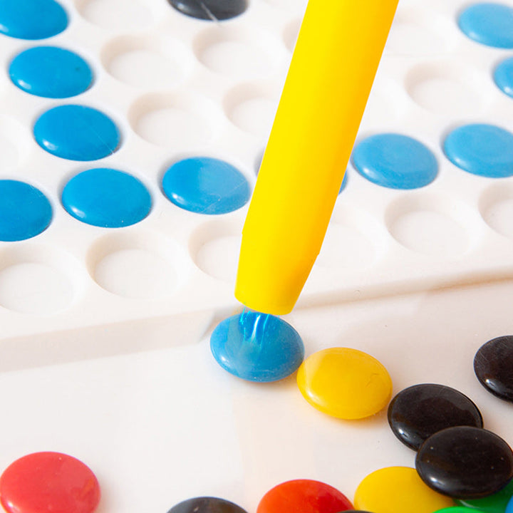 Magnetische Zeichenplatte mit Perlen - MagniDots