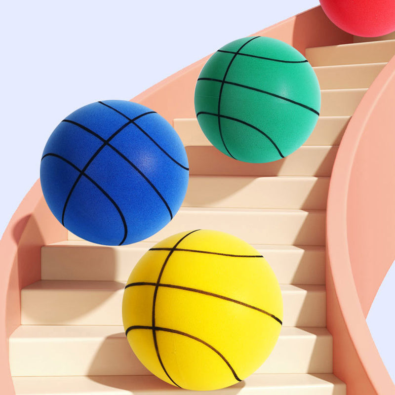 Geräuschloser Basketball aus PU-Schaum für Kinder – Silento