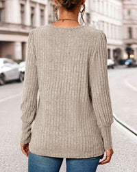 Stricktop für Damen mit Knöpfen – Mireille