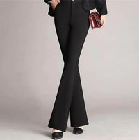 Schlank ausgestellte High-Waist-Hose – Mila