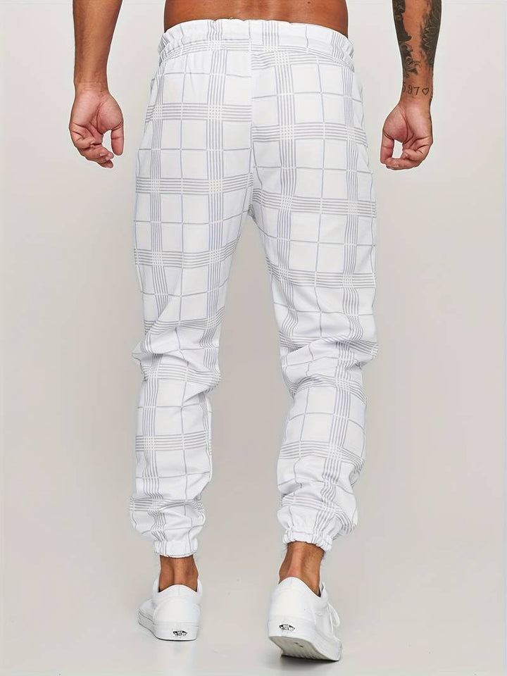 Karierte Herren-Jogginghose – Elian Herbstedition