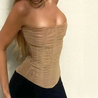 Mesh Slimming Korsett Top – Caia
