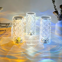Kristall Tischlampe mit Touch-Bedienung - Aurora