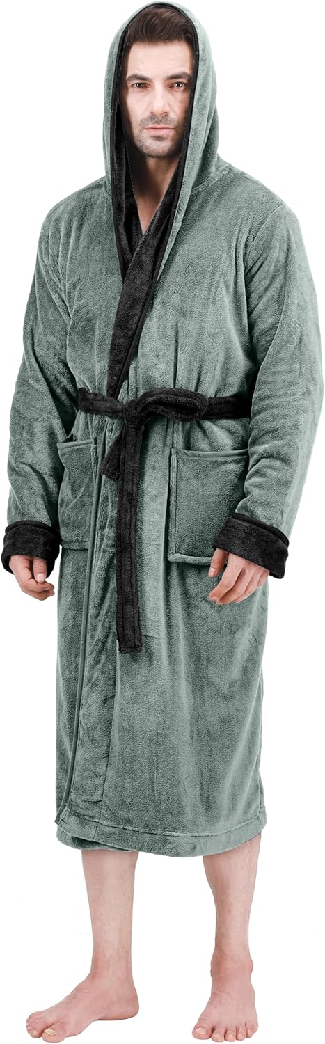Comfortabele Heren Fleece Badjas - Harry