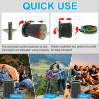 Porta-Toilette mit verstellbarer Höhe – CampMate