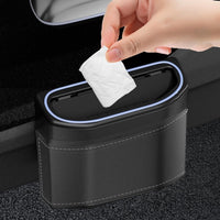 Geruchsdichter Auto-Mülleimer mit Touch-Licht – Lurevo