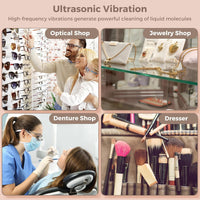 Ultraschall-Schmuckreiniger 650ml mit Uhrenhalter – ShineMate