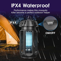 Elektrischer Insektenvernichter mit 20W UV-Licht und 4200V Netz, IPX4 wasserdicht – Zeytra