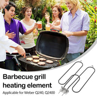 Hochleistungs-Edelstahl-Grillheizspirale 2200W für Outdoor-Elektro-BBQ – Zeythra