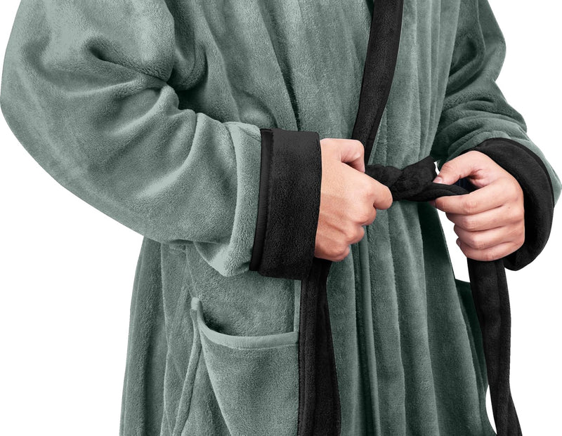 Comfortabele Heren Fleece Badjas - Harry