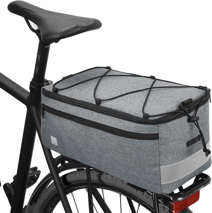 8L Isolierte Fahrradtasche für den hinteren Gepäckträger mit Schultergurt – Trevilo