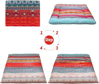 Faltbare japanische Futon-Bodenmatratze mit Memory-Foam-Unterstützung – Arivon