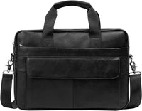 Premium Rindsleder 15” Business-Aktentas mit Organizer-Fächern