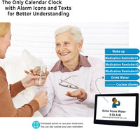 11,5-Zoll Digitaler Kalender Tagesuhr mit 19 Erinnerungen – Claryon