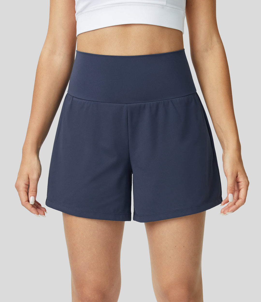 Atmungsaktiv & Schnell trocknend High-Waist Fitnessshorts Damen – Mirabella