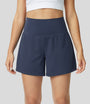 Atmungsaktiv & Schnell trocknend High-Waist Fitnessshorts Damen – Mirabella