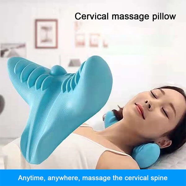 Ergonomisches Nackenmassagekissen ohne Strom – NeckEase Stretch