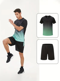 Zweiteiliges atmungsaktives Herren-Sportset – Jarek