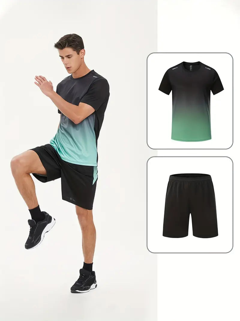 Zweiteiliges atmungsaktives Herren-Sportset – Jarek