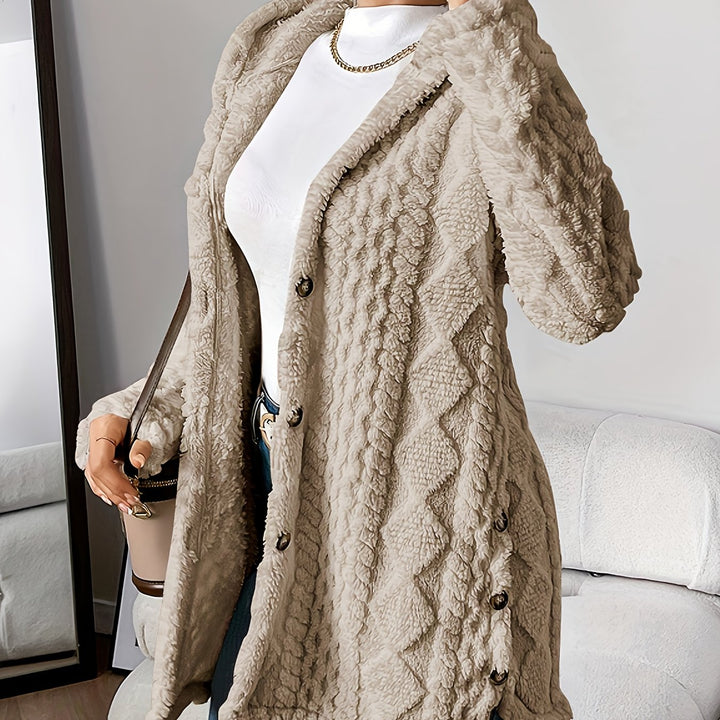 Weiches Langes Damenhoodie – Marit