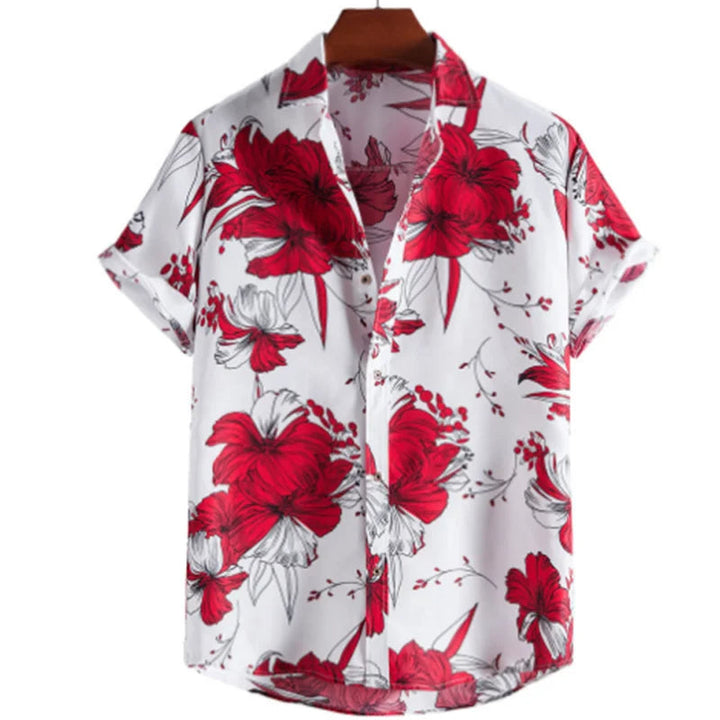 Leicht & Stylisch Tropenhemd mit Blumenmuster für Herren – Mateo