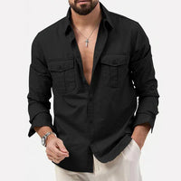 Stylische Herren Cargo Hemd - Tobias
