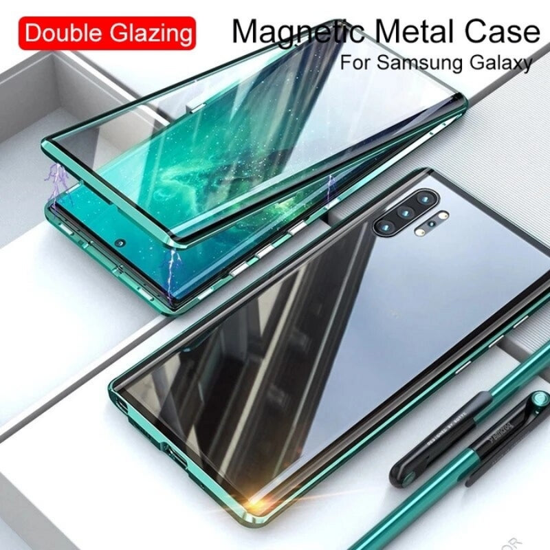 Magnetische Glazen Samsung Hoes – Fortiq
