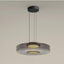 Moderne Glas-Hängeleuchte im Bauhaus-Stil - AuroraSphere