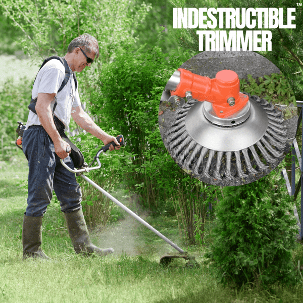 Stahl-Trimmerblatt für Unkraut & Gras – WeedRazor