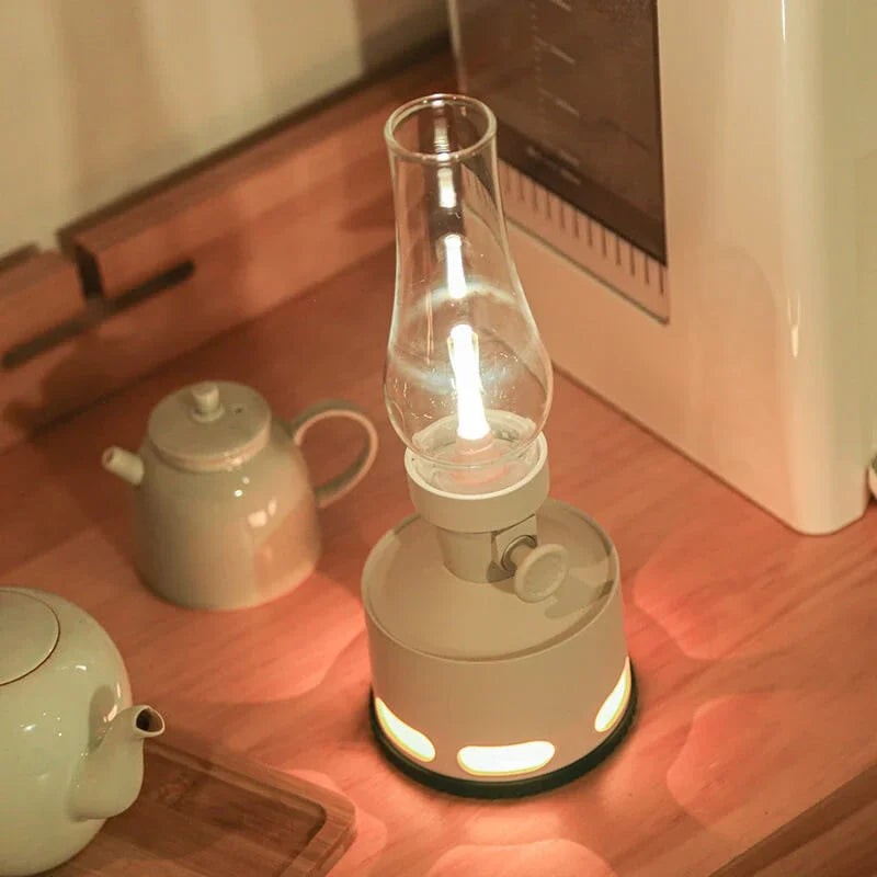 Wiederaufladbare Vintage LED Laterne - LumaLantern