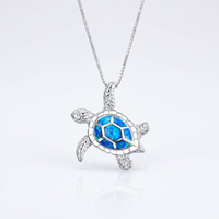 925er Silber Halskette - WisdomTurtle