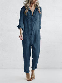 Lässiger Jumpsuit – Liv | 100% Baumwolle, mit praktischen Taschen