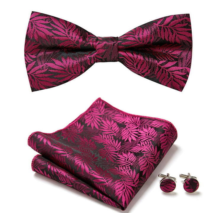 Fliegen-Set mit Blumenmuster – StitchMode (1+1 GRATIS)