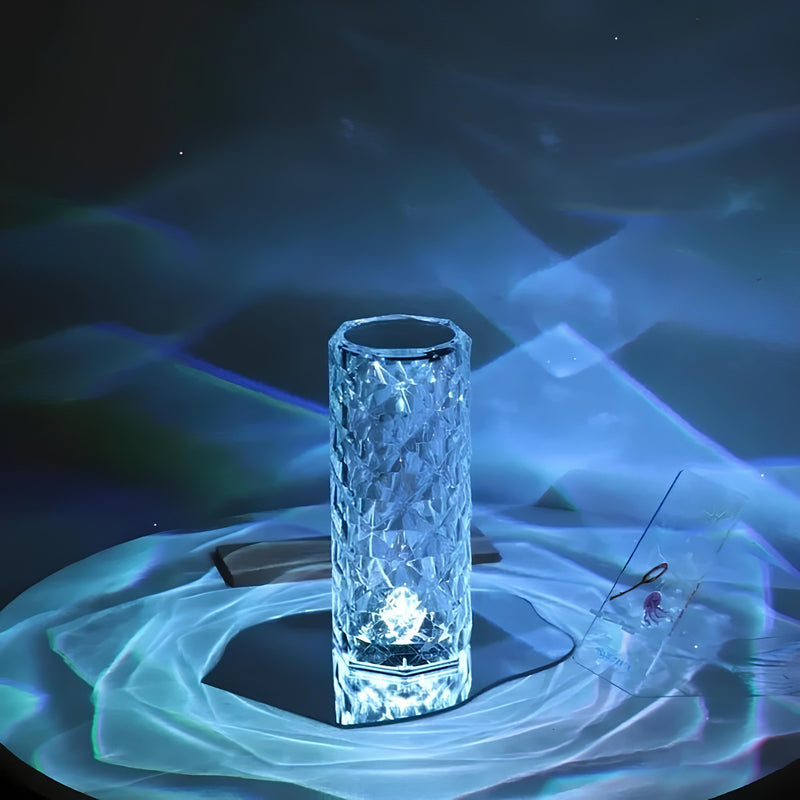 Kristall Tischlampe mit Touch-Bedienung - Aurora