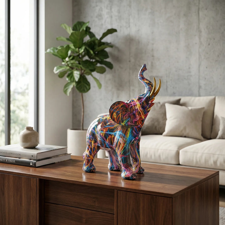 Abstrakte Elefantenskulptur - Artelphant