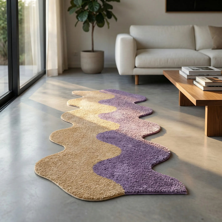 Abstrakter Farbblock-Teppich - ColorRipple